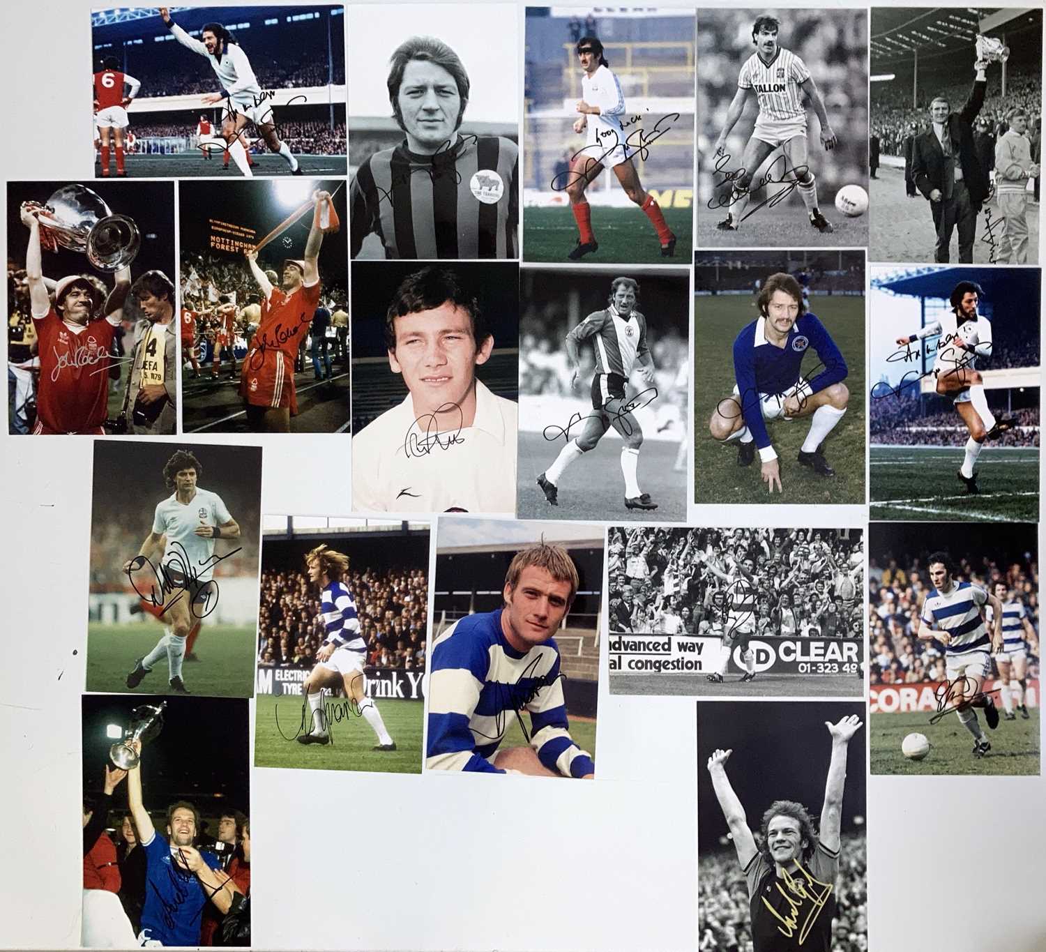 Lot 152 - FOOTBALL AUTOGRAPHS -  LEGENDS SIGNED PHOTOGRAPHS.