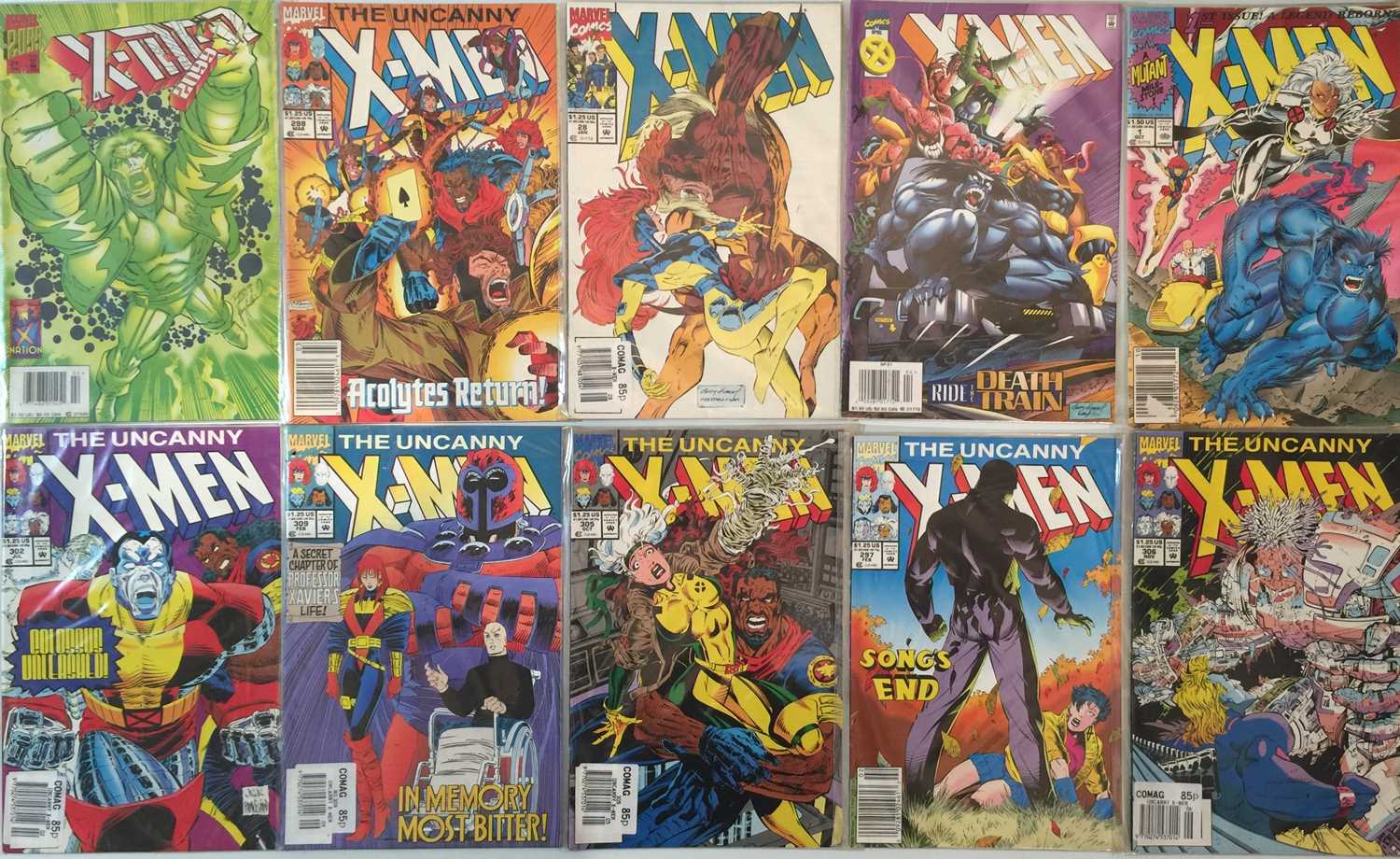 Lot 109 - MARVEL X-MEN & X-FACTOR COMICS.