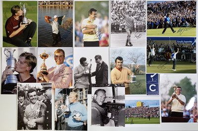 Lot 167 - GOLF AUTOGRAPHS.