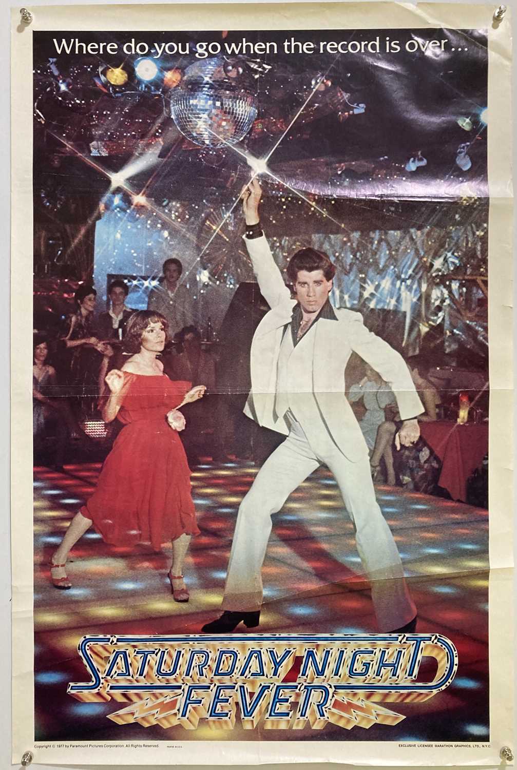 “Saturday Night Fever” Original Quad Poster - Film Poster - Movie Poster
