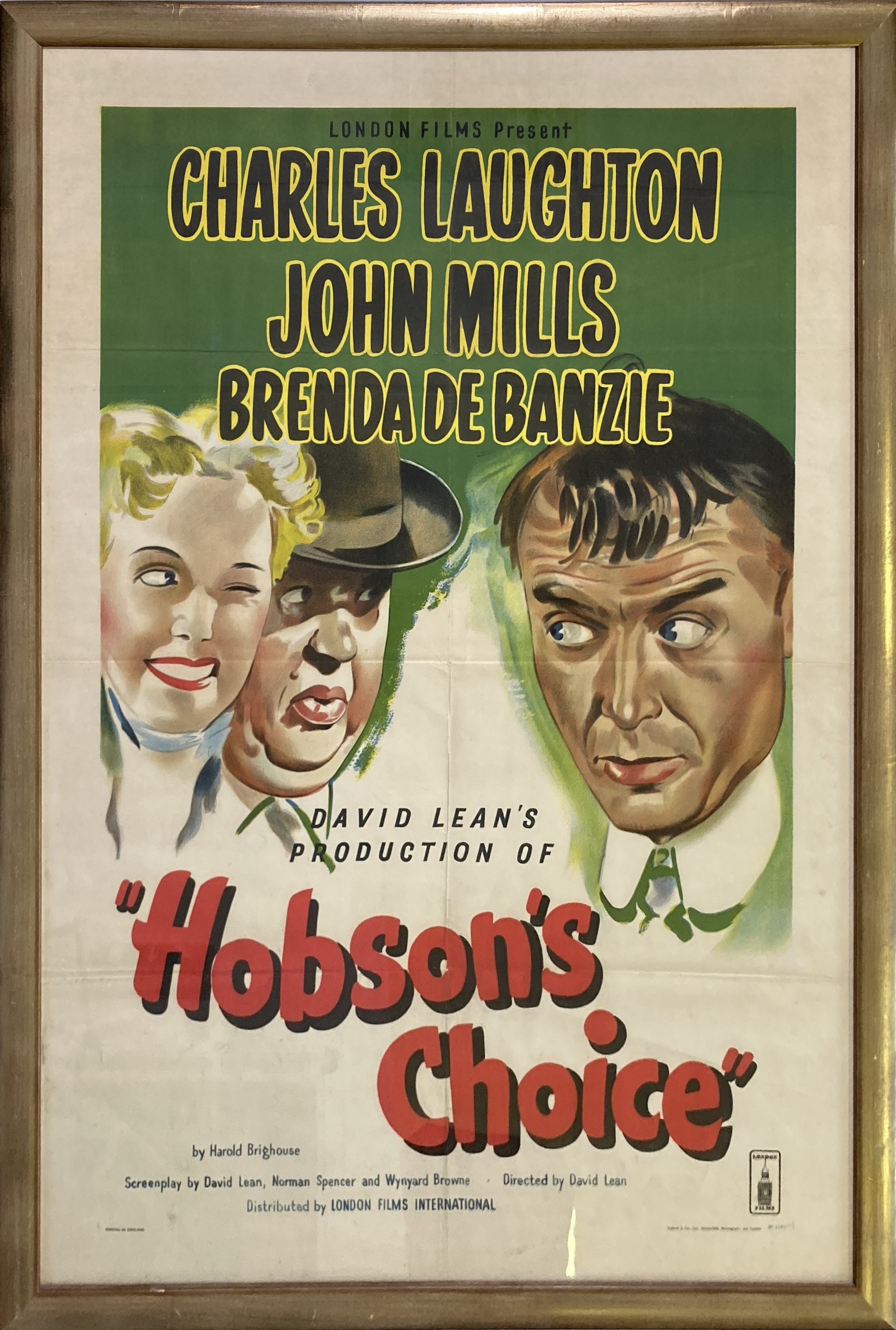 Lot 373 HOBSON S CHOICE ONE SHEET POSTER one-sheet-50128375adam