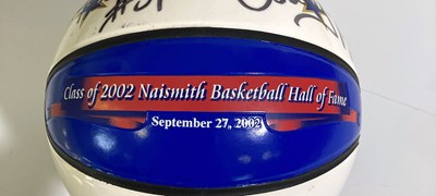 Lot 176 - SIGNED HARLEM GLOBETROTTERS BALL.