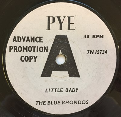 Lot 50 - THE BLUE RHONDOS - LITTLE BABY C/W BABY I GO FOR YOU 7" (ORIGINAL UK DEMO - PYE 7N 15734)