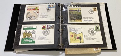 Lot 12 - 233 SIGNED MILITARY COMMEMORATIVE STAMP COVERS