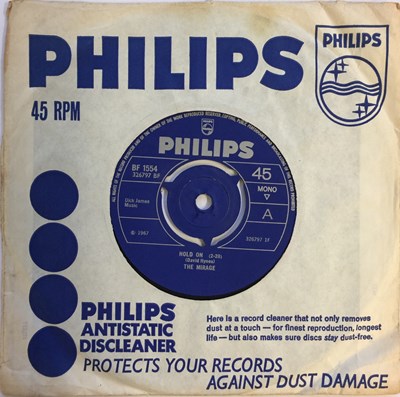Lot 60 - THE MIRAGE - HOLD ON 7" (ORIGINAL UK COPY - PHILIPS BF 1554)