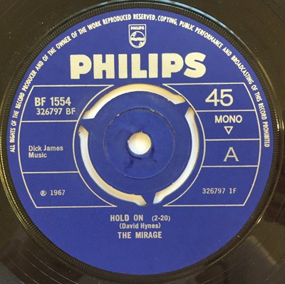 Lot 60 - THE MIRAGE - HOLD ON 7" (ORIGINAL UK COPY - PHILIPS BF 1554)