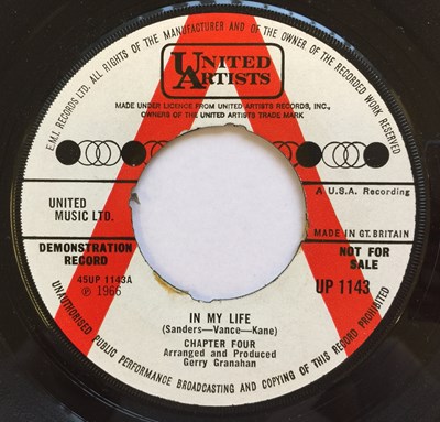 Lot 62 - CHAPTER FOUR - IN MY LIFE 7" (ORIGINAL UK DEMO - UNITED ARTISTS UP 1143)
