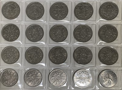 Lot 15 - ASSORTED UK COINAGE INCLUDING ALBUM OF HIGH GRADE COINS FROM FARTHING TO HALF CROWN