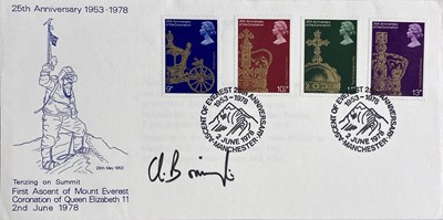 Lot 16 - EVEREST EXPLORERS SIGNED COVERS INCLUDING TENZING