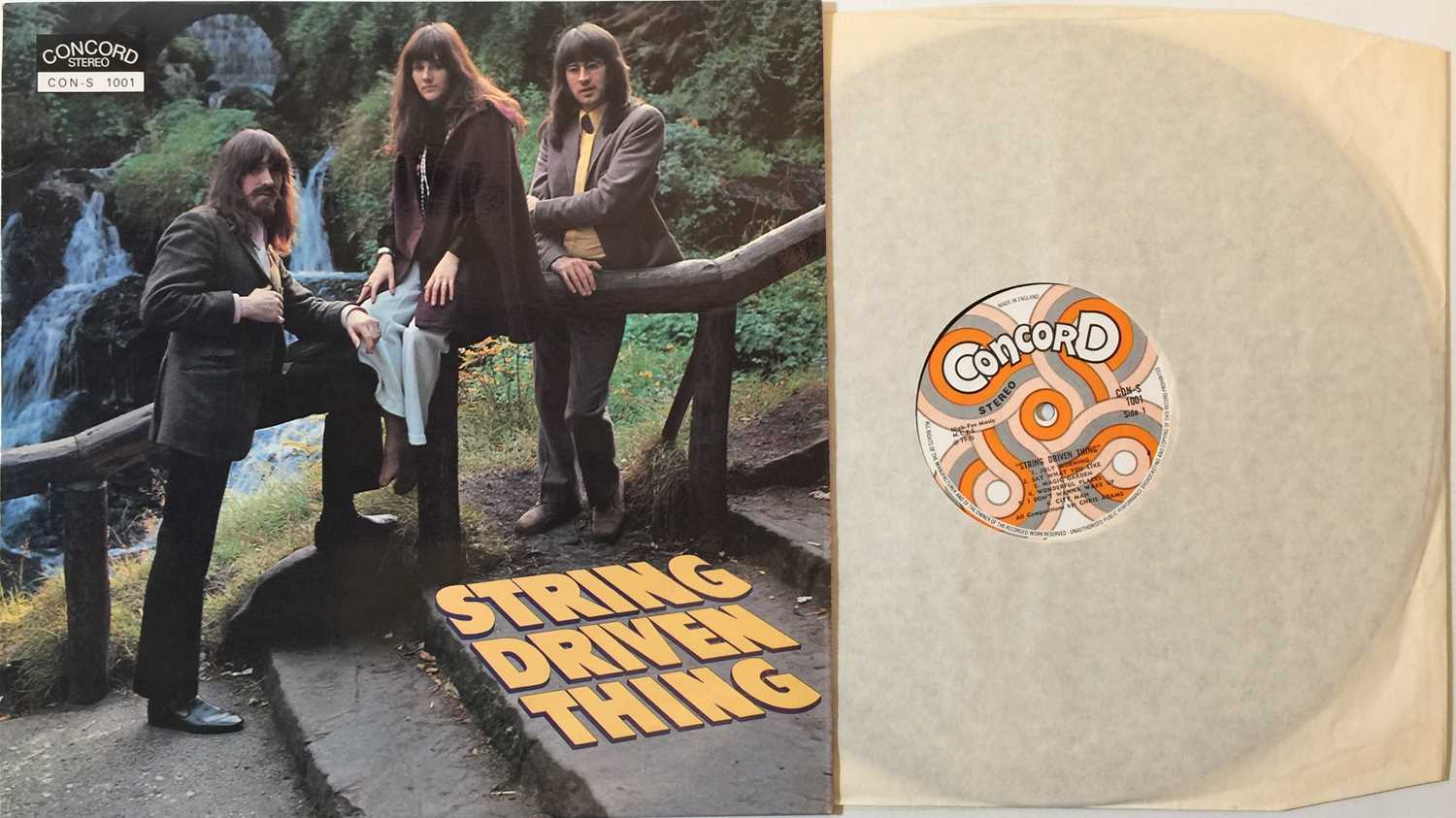 Lot 91 - STRING DRIVEN THING - STRING DRIVEN THING LP (ORIGINAL UK PRESSING - CONCORD CON-S 1001)