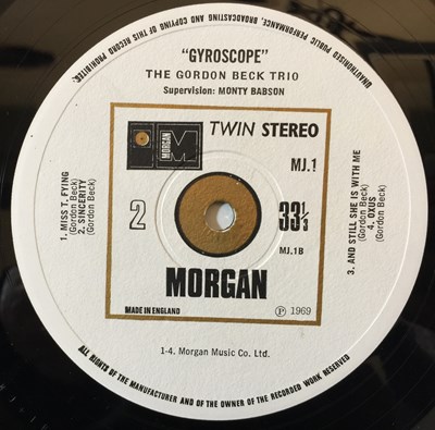Lot 92 - THE GORDON BECK TRIO - GYROSCOPE LP (ORIGINAL UK COPY - MORGAN MJ. 1)