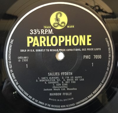 Lot 95 - RAINBOW FFOLLY - SALLIES FFORTH LP (ORIGINAL UK MONO COPY - PARLOPHONE PMC 7050)