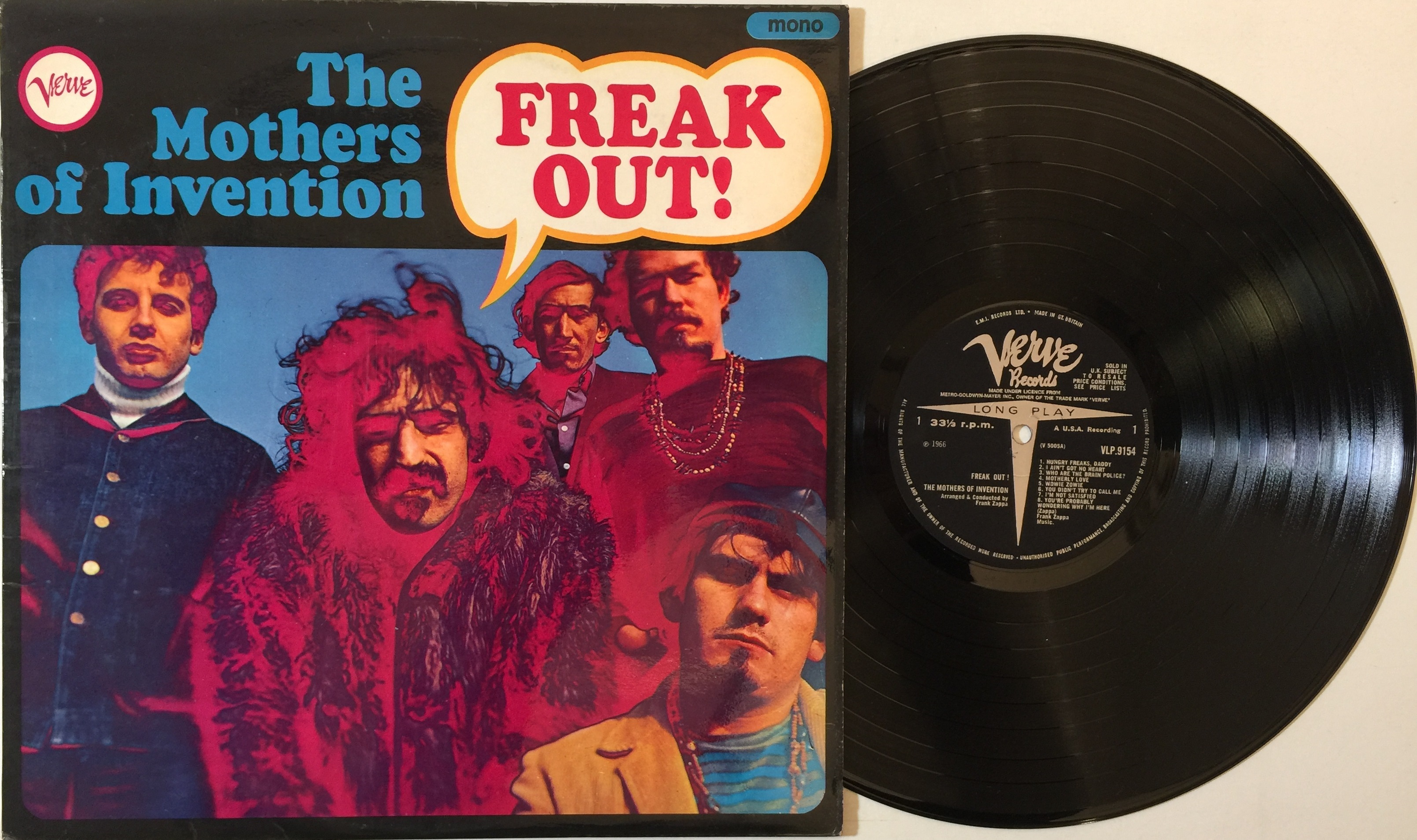 frank zappa freak out! us オリジナル　mono レア Original Mono Freak out : r/Zappa