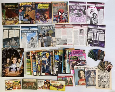 Lot 359 - ASSORTED FILM MEMORABILIA TO INCLUDE ANNUALS, BOOKS, MAGAZINES AND PLAYING CARDS