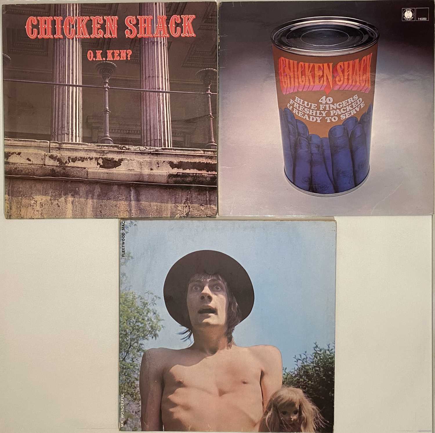 Lot 674 CHICKEN SHACK FLEETWOOD MAC LP BLUE