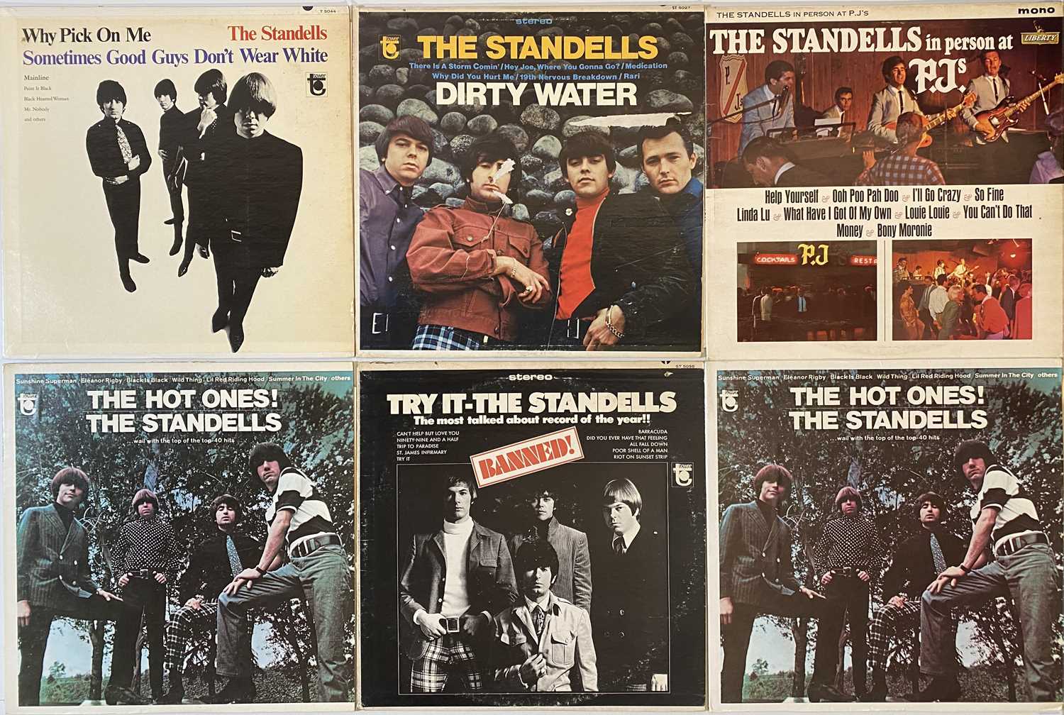 Lot 121 - THE STANDELLS - LP COLLECTION