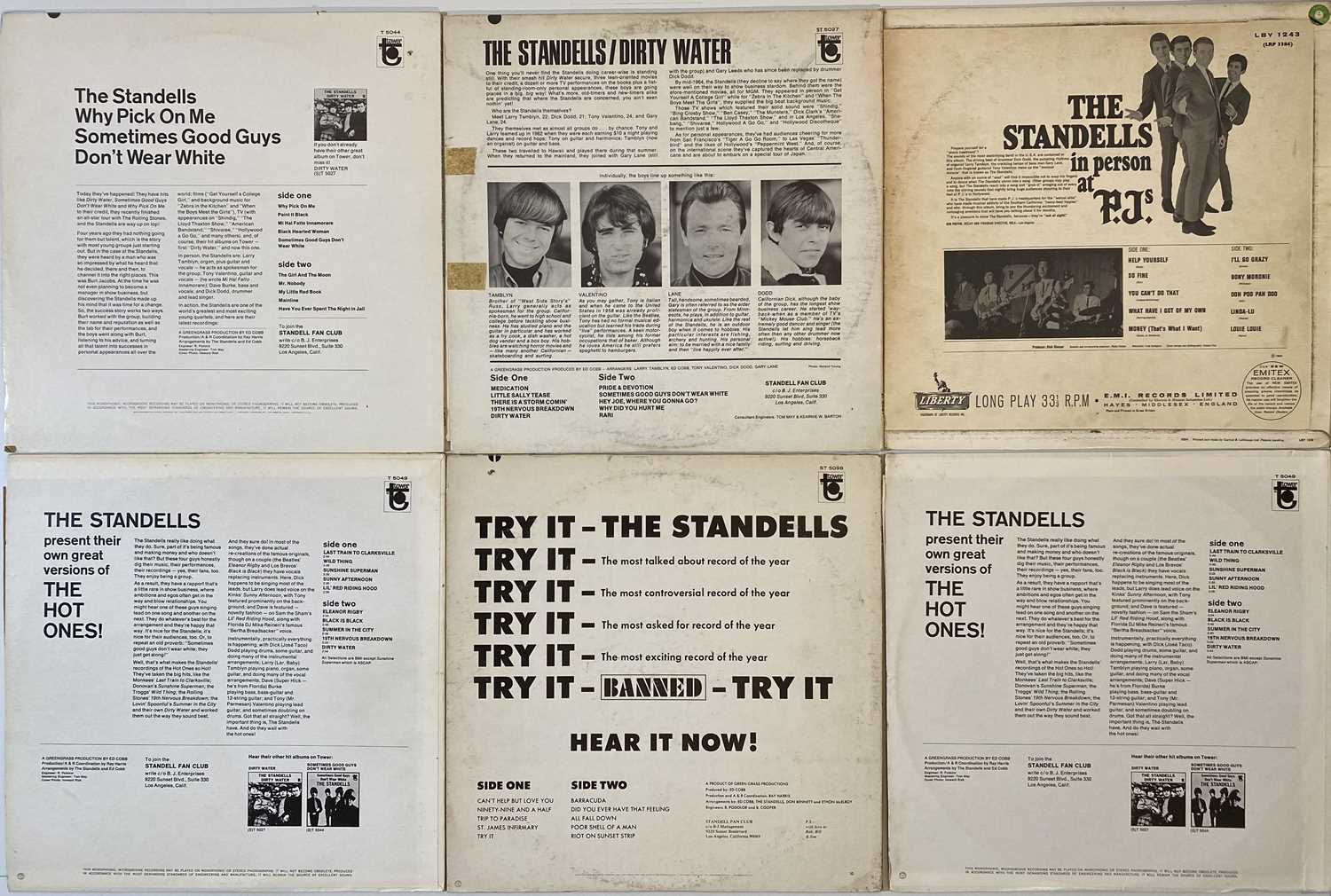 Lot 121 THE STANDELLS LP COLLECTION