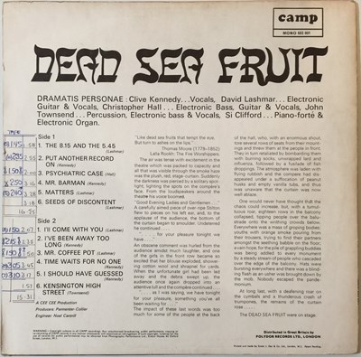 Lot 122 - DEAD SEA FRUIT - DEAD SEE FRUIT LP (ORIGINAL UK COPY - CAMP 603 001)