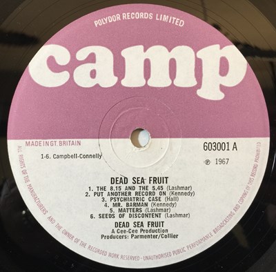 Lot 122 - DEAD SEA FRUIT - DEAD SEE FRUIT LP (ORIGINAL UK COPY - CAMP 603 001)