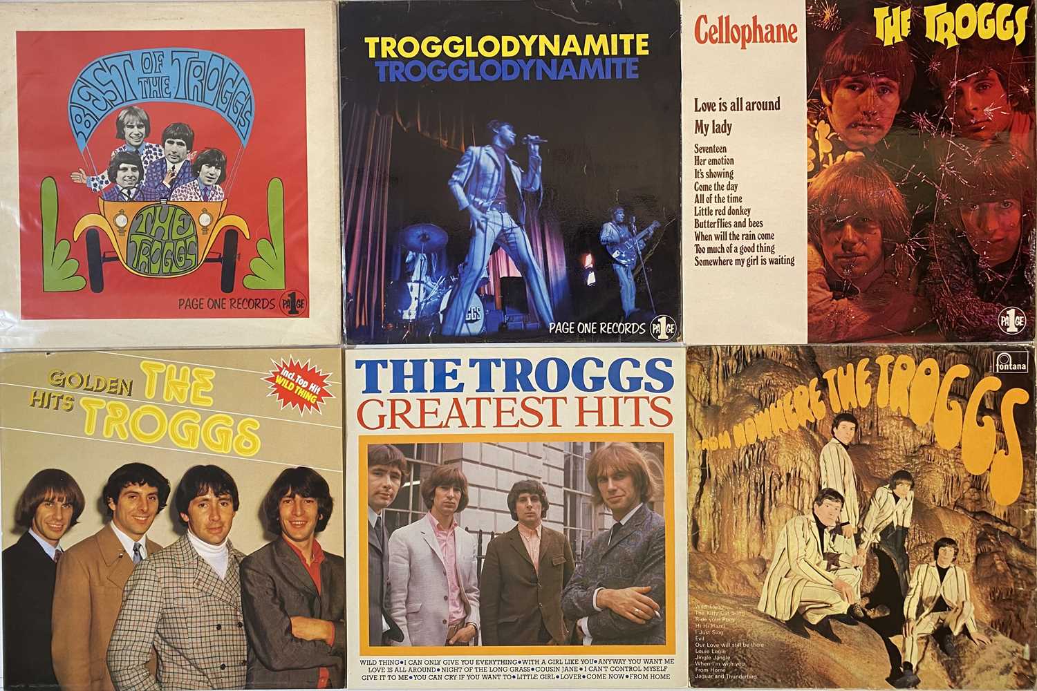 Lot 124 - THE TROGGS - LP COLLECTION