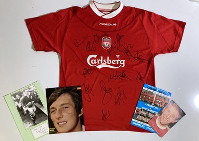 Lot 178 - LIVERPOOL FC - COLLECTION OF AUTOGRAPHS.