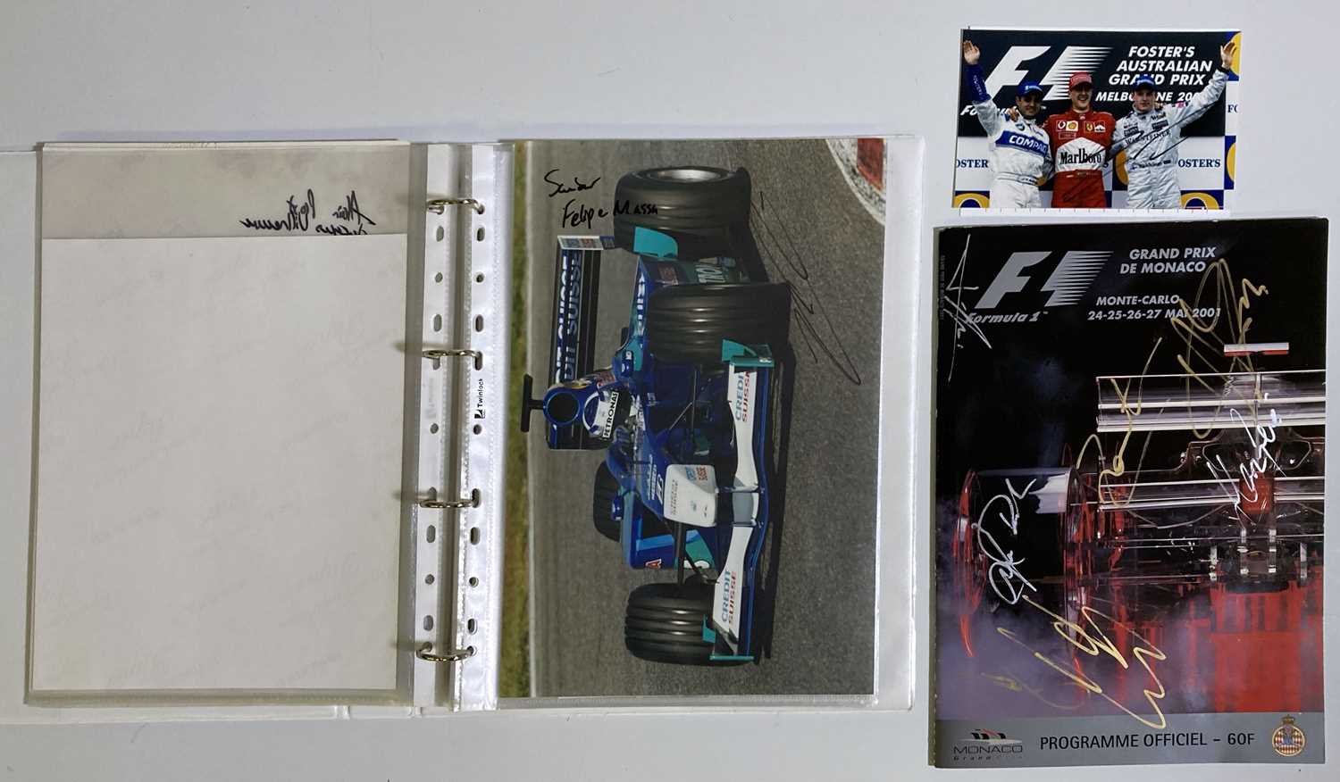 Lot 190 - FORMULA ONE STARS INC WORLD CHAMPIONS - AUTOGRAPHS.