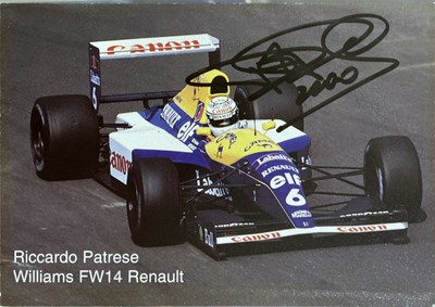 Lot 190 - FORMULA ONE STARS INC WORLD CHAMPIONS - AUTOGRAPHS.