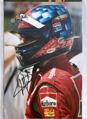 Lot 190 - FORMULA ONE STARS INC WORLD CHAMPIONS - AUTOGRAPHS.