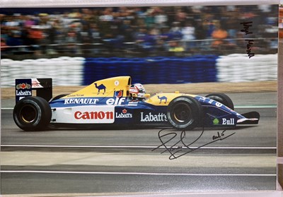 Lot 190 - FORMULA ONE STARS INC WORLD CHAMPIONS - AUTOGRAPHS.