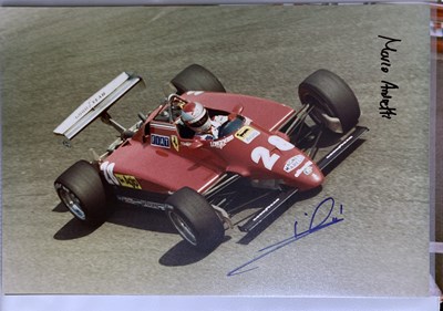 Lot 190 - FORMULA ONE STARS INC WORLD CHAMPIONS - AUTOGRAPHS.