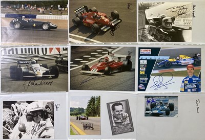 Lot 191 - FORMULA ONE - LEGENDS SIGNED ITEMS.