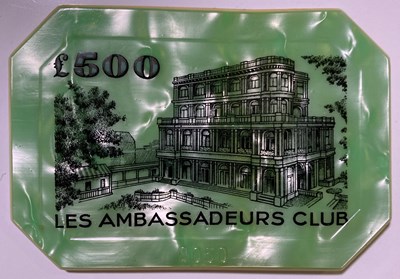 Lot 378 - JAMES BOND - DR. NO - £500 LE CERCLE CASINO PLAQUE.