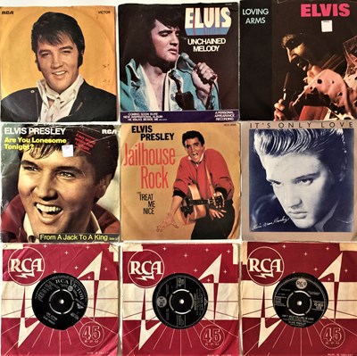 Lot 899 - ELVIS PRESLEY - 7" COLLECTION