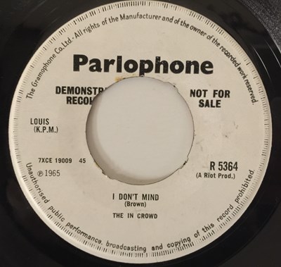 Lot 161 - THE IN CROWD - WHY MUST THEY CRITICISE 7" (ORIGINAL UK DEMO - PARLOPHONE R 5364)