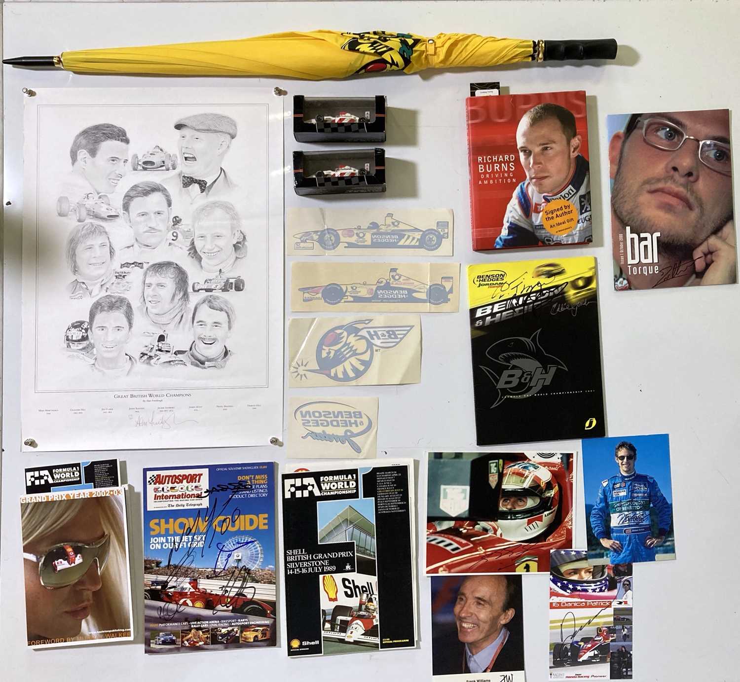 Lot 210 - FORMULA ONE - AUTOGRAPHS & MEMORABILIA INCLUDING MICHAEL SCHUMACHER