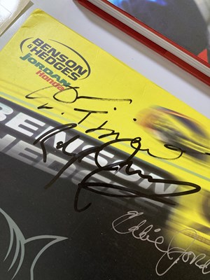 Lot 210 - FORMULA ONE - AUTOGRAPHS & MEMORABILIA INCLUDING MICHAEL SCHUMACHER