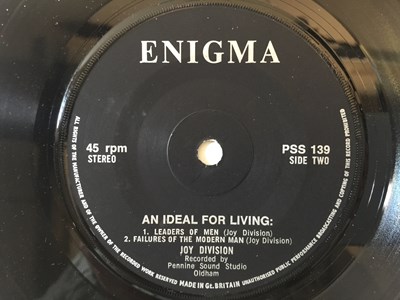 Lot 377 - JOY DIVISION - AN IDEAL FOR LIVING 7" EP (ENIGMA RECORDS 1978 ORIGINAL - PSS 139)