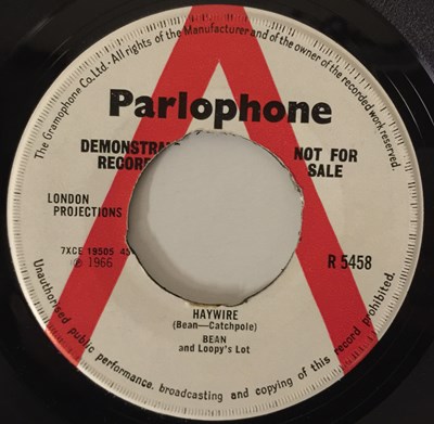 Lot 174 - BEAN AND LOOPY'S LOT - HAYWIRE 7" (ORIGINAL UK DEMO - PARLOPHONE R 5458)