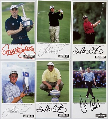 Lot 212 - GOLF SIGNED MEMORABILIA.