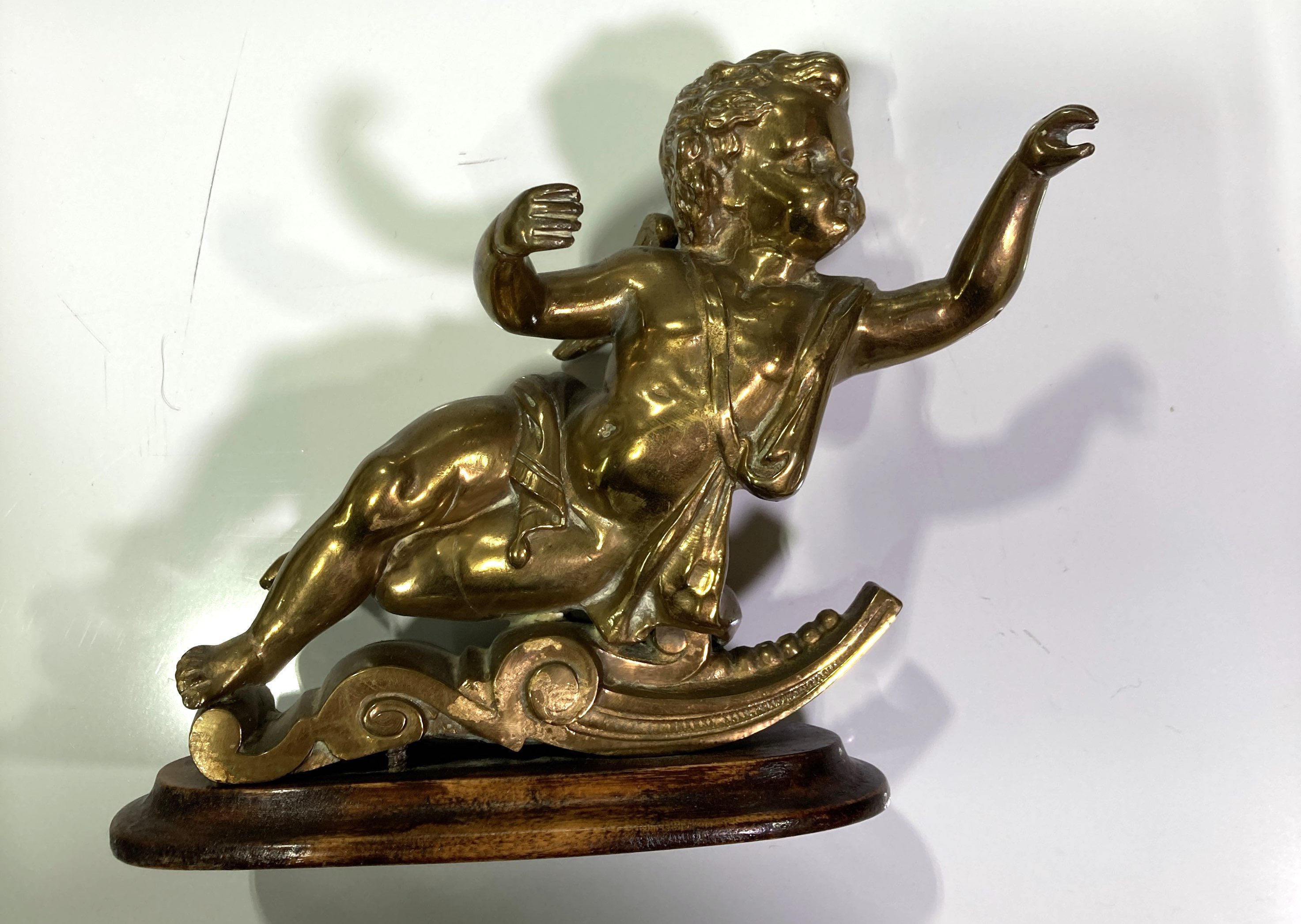 Lot 27 BRASS FIGURINES.