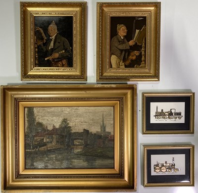 Lot 38 - PAINTINGS AND PRINTS  - FRAMED.