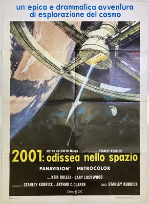 Lot 309 - 2001: A SPACE ODYSSEY - AN ITALIAN POSTER.