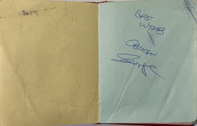 Lot 365 - THE BEATLES - A SET OF AUTOGRAPHS IN BOOK.