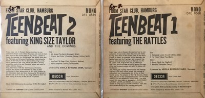 Lot 204 - KING SIZE TAYLOR/THE RATTLES - TEEN BEAT 1 & 2 EPs (ORIGINAL UK COPIES - DECCA DFE 8568/8569)