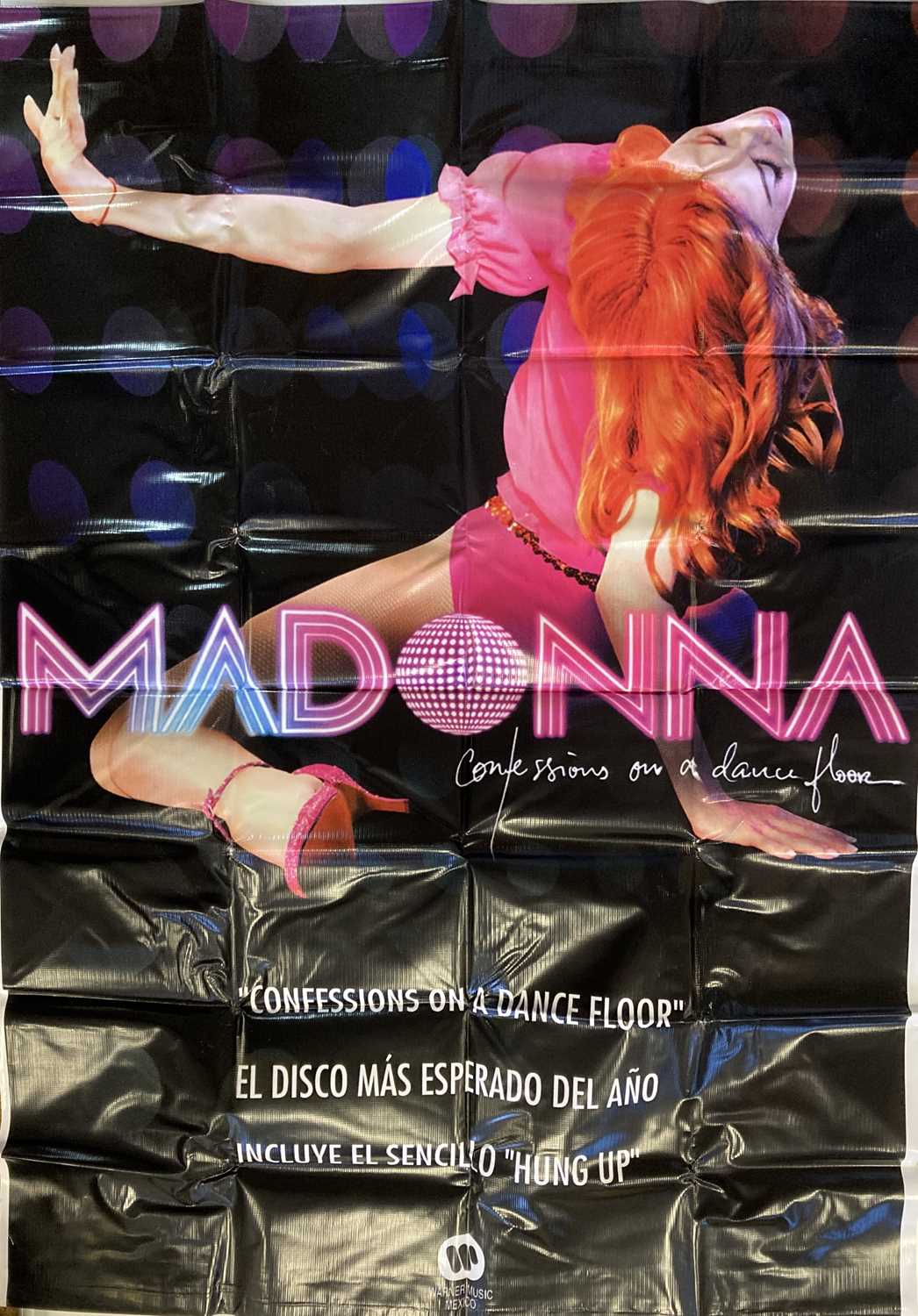 Lot 556 - MADONNA / GEORGE MICHAEL LARGE SHOP DISPLAY BANNERS