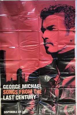 Lot 556 - MADONNA / GEORGE MICHAEL LARGE SHOP DISPLAY BANNERS