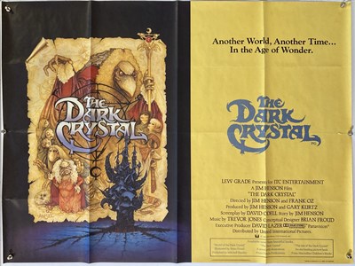 Lot 341 - THE DARK CRYSTAL - UK QUAD POSTER.