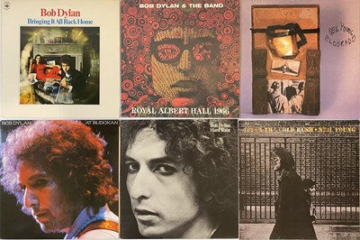 Lot 726 - DYLAN/ YOUNG/ FOLK ROCK - LPs/ 7"