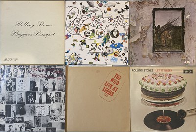 Lot 729 - ZEP/ STONES/ WHO ETC - LPs