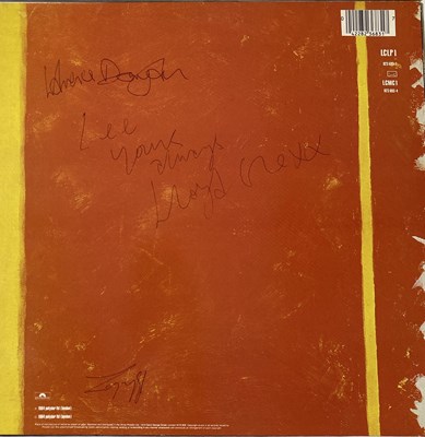 Lot 177 - LLOYD COLE AND THE COMMOTIONS SIGNED LP AND FLYER.